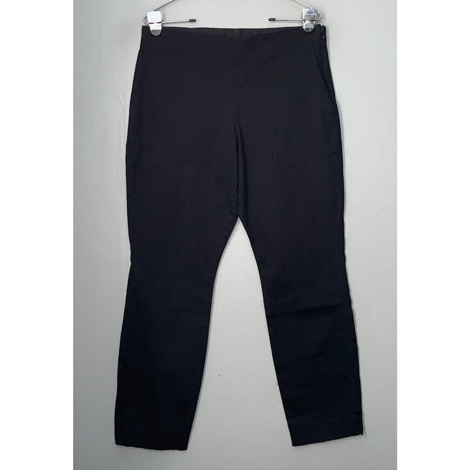 Old Navy Womens Size 12 Black Jack Wow Pants Ankle Crop High Rise Skinny Stretch